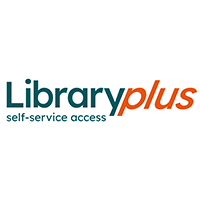 Library plus logo